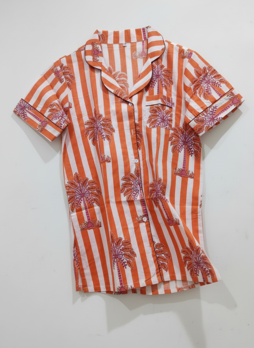 Long Shirt - Mandarin